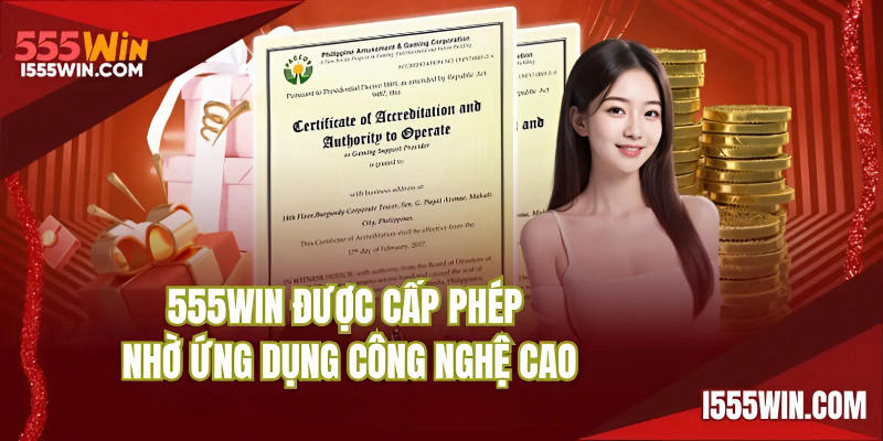 Thương hiệu được cấp giấy phép nhờ ứng dụng công nghệ cao