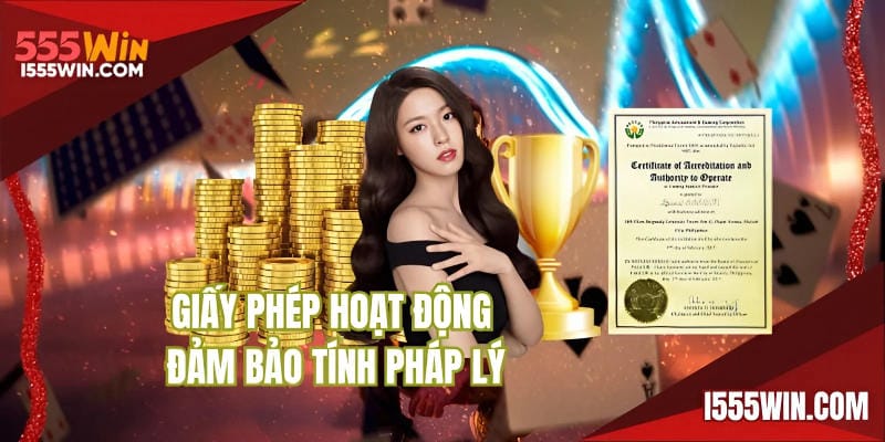 Giấy phép hoạt động đảm bảo tính pháp lý cho nhà cái