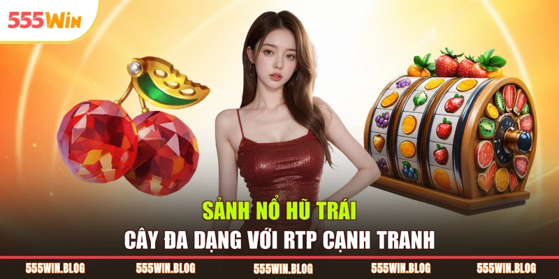 Sảnh nổ hũ trái cây đa dạng với RTP cạnh tranh